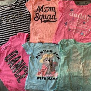 Bundle of Cute kids tees -Pre loved